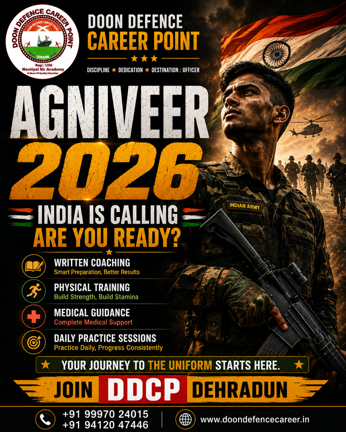 Agniveer 2026 Coaching at DDCP Dehradun - Best Agniveer Army Coaching